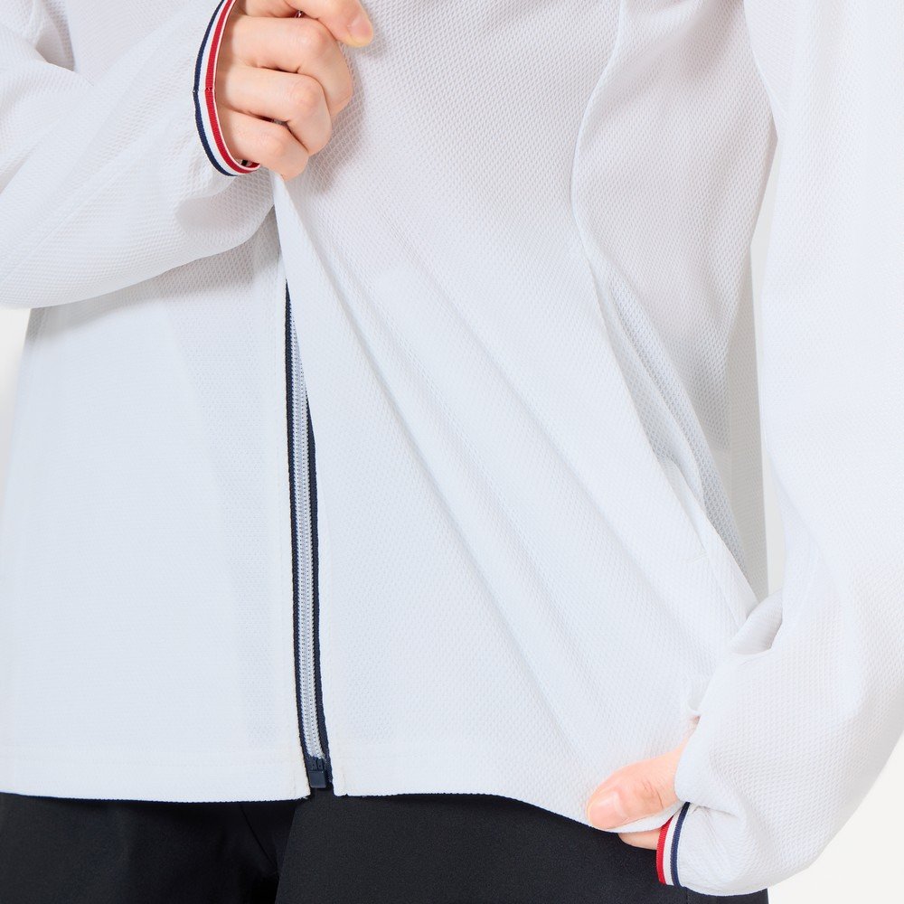 ルコックスポルティフ（lecoqsportif）（レディース）ヘランカUVカットシャツパーカー LT6SSW20L WH00