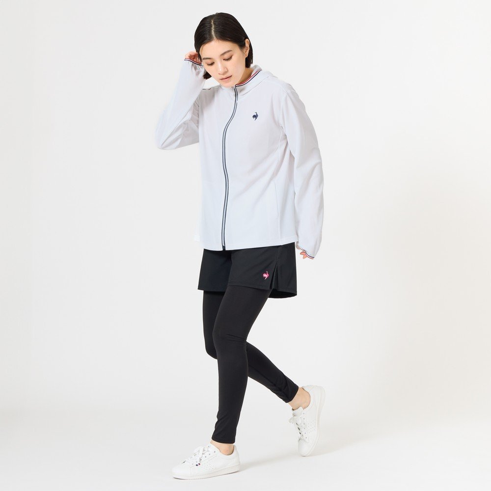 ルコックスポルティフ（lecoqsportif）（レディース）ヘランカUVカットシャツパーカー LT6SSW20L WH00