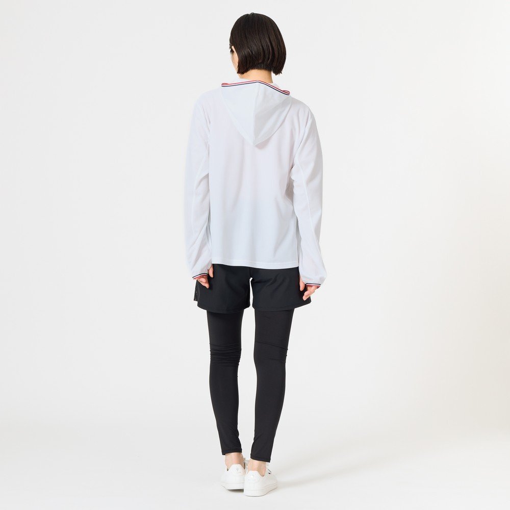 ルコックスポルティフ（lecoqsportif）（レディース）ヘランカUVカットシャツパーカー LT6SSW20L WH00