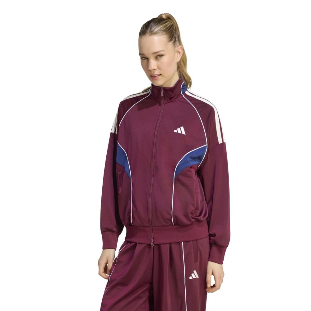 アディダス（adidas）（レディース）スタジアム トリコット ルーズフィット トラックトップ GY062-KV0609