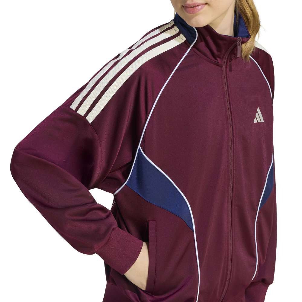 アディダス（adidas）（レディース）スタジアム トリコット ルーズフィット トラックトップ GY062-KV0609