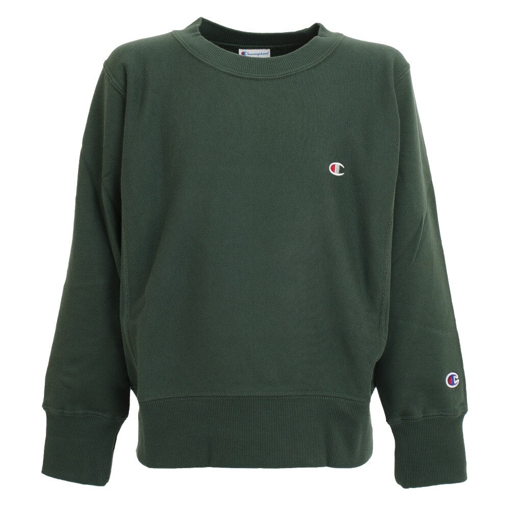キッズ リバースウィーブ クルーネックスウェットシャツ CS6733 GRN