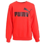 プーマ(PUMA)(キッズ)ESS ビッグロゴ クルースウェット TR 846544 11 RED
