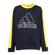 アディダス（adidas）（キッズ）ボーイズ カラーブロック クルースウェット VB283-HM9586