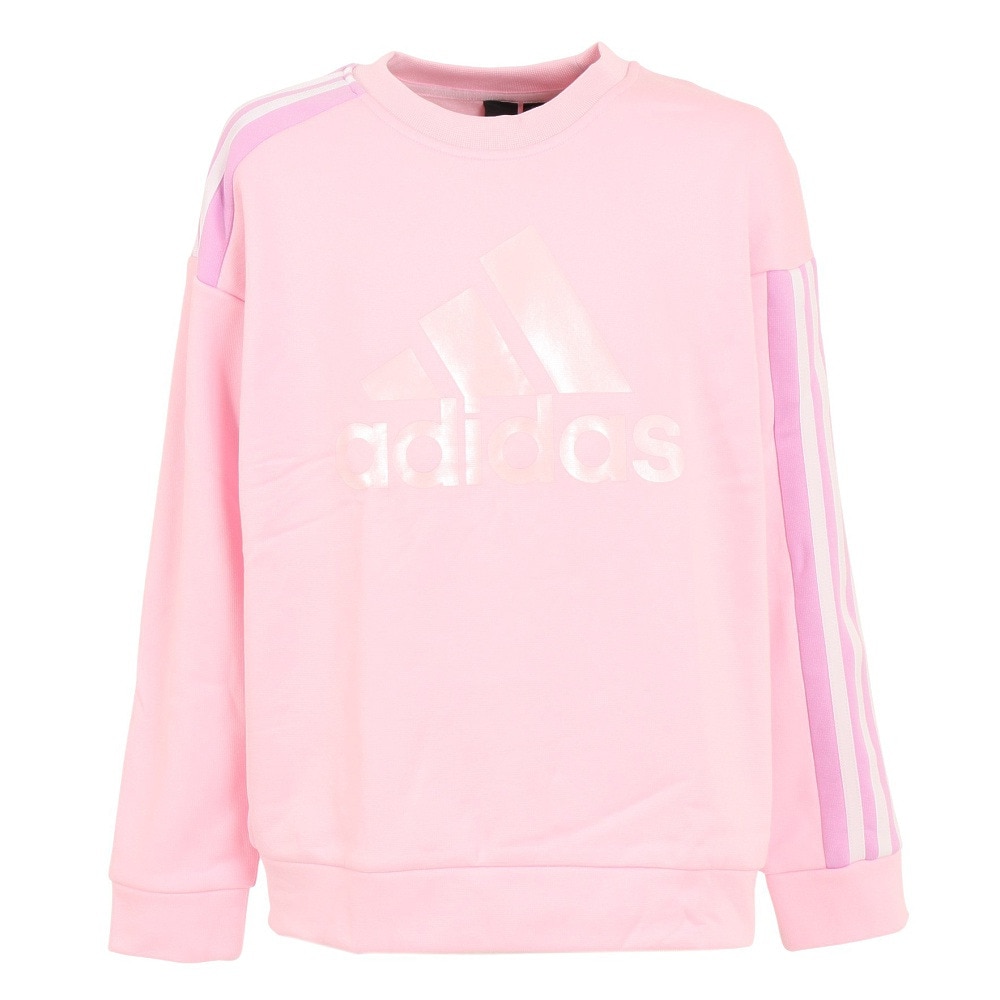 アディダス|アディダス(adidas)(キッズ)ジュニア 裏起毛 スウェット トレーナー ウォームクルースウェット VD631-HM9581 - スポーツ用品はスーパースポーツゼビオ
