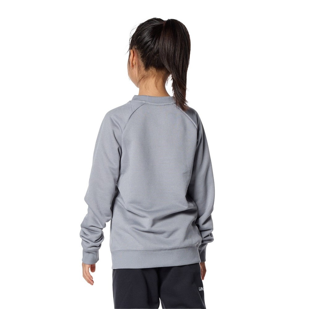 アンダーアーマー（UNDER ARMOUR）（キッズ）長袖Tシャツ キッズ テック テリー ロゴ クルー 1381171 035