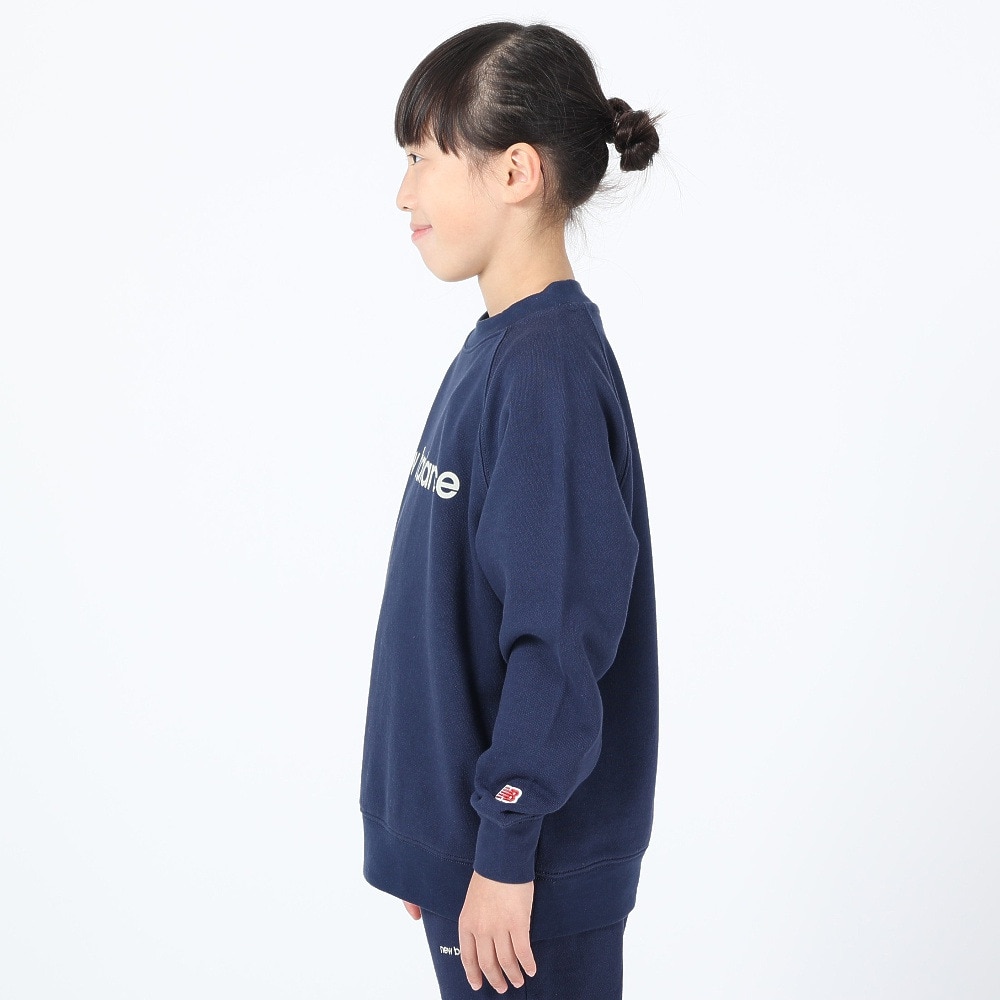 ニューバランス（new balance）（キッズ）トレーナー キッズ  スウェットクルー ABT35156NNY