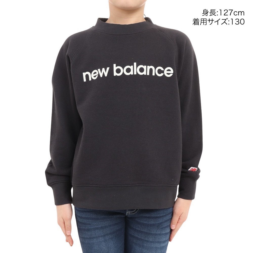 ニューバランス（new balance）（キッズ）トレーナー キッズ  スウェットクルー ABT35156PHM