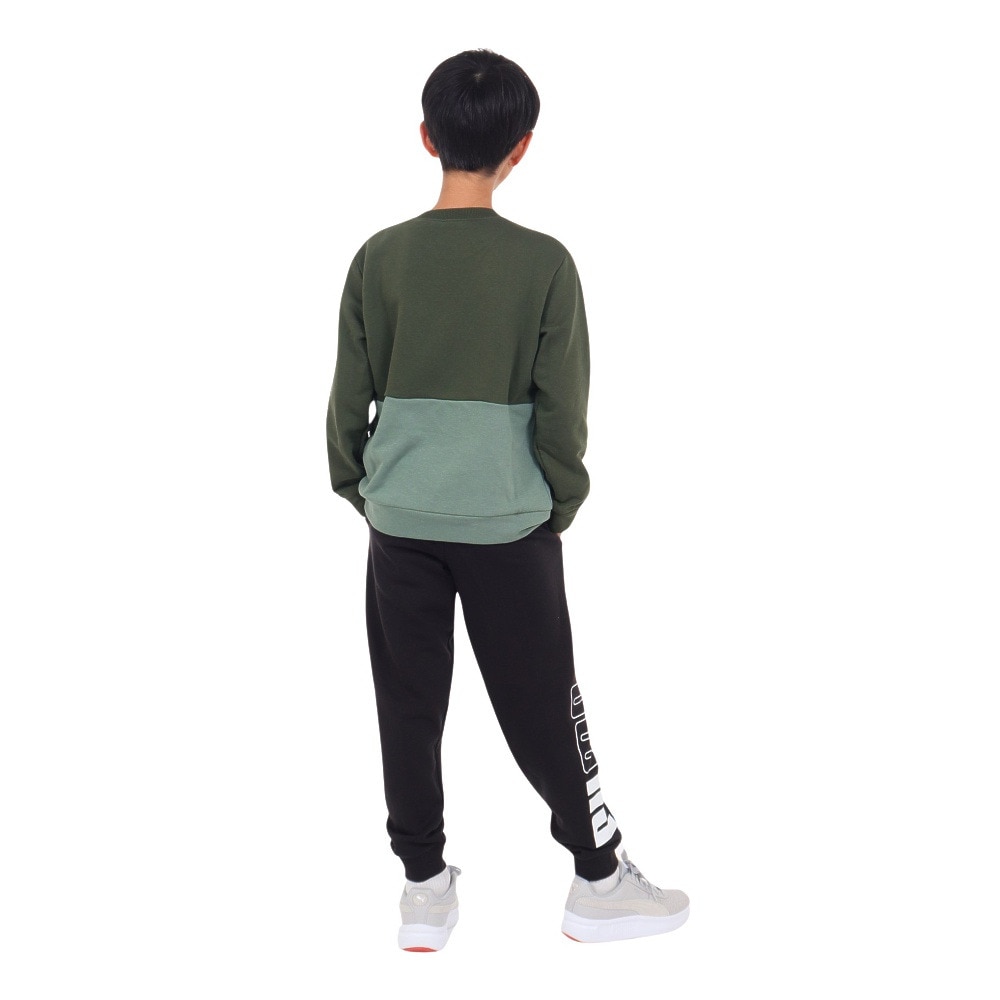 プーマ（PUMA）（キッズ）トレーナー キッズ  PUMA POWER クルースウェット TR 677721 31 GRN