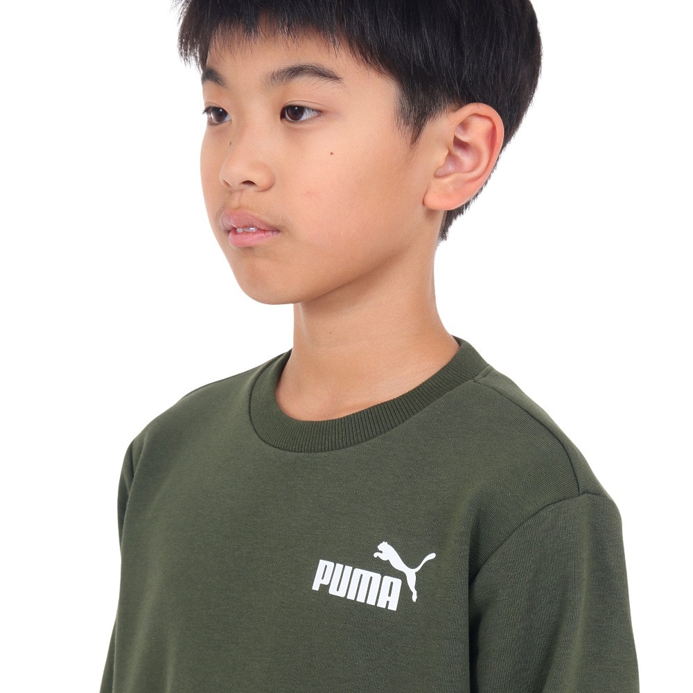 プーマ（PUMA）（キッズ）トレーナー キッズ  PUMA POWER クルースウェット TR 677721 31 GRN