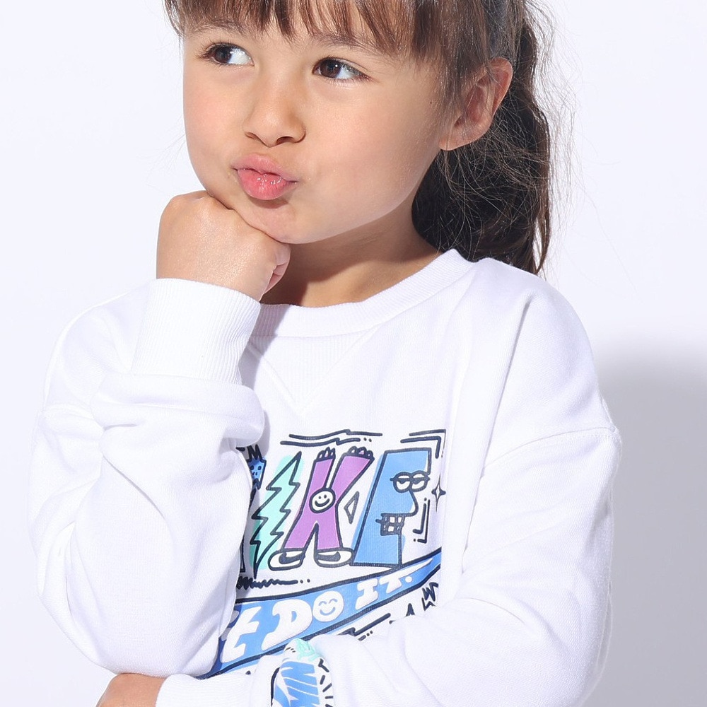 ナイキ（NIKE）（キッズ）キッズ トレーナー NKB B NSW ART OF PLAY FT CREW 86L103-001