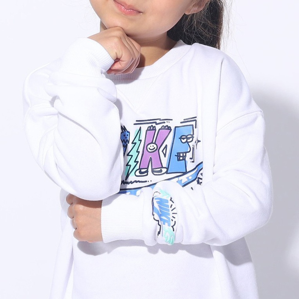 ナイキ（NIKE）（キッズ）キッズ トレーナー NKB B NSW ART OF PLAY FT CREW 86L103-001