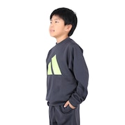 アディダス(adidas)(キッズ)ジュニア トレイン エッセンシャルズ ウォーム ロゴ ルーズフィット スウェットシャツ IKS29-IK4645/IK4647