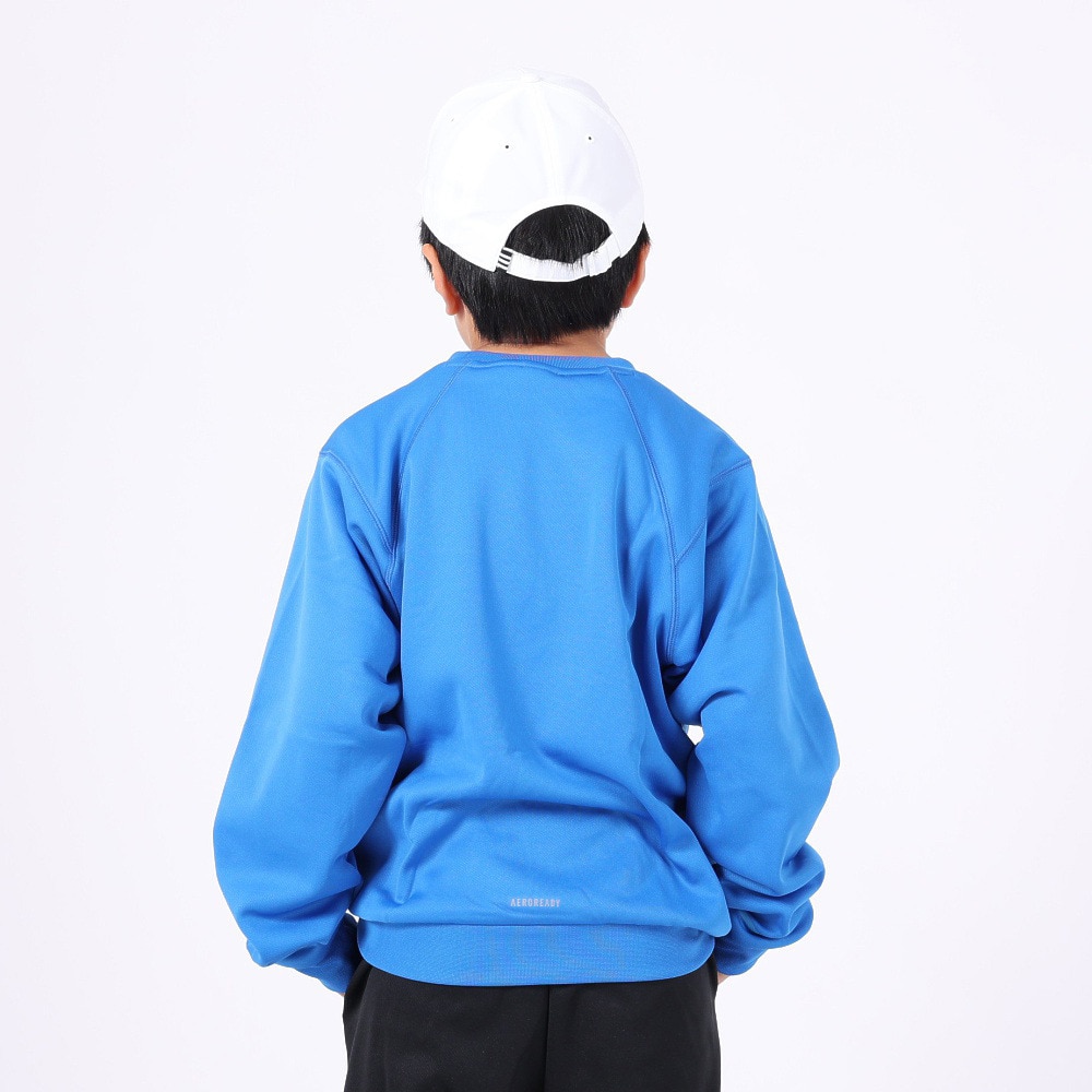 アディダス（adidas）（キッズ）ジュニア トレイン エッセンシャルズ ウォーム ロゴ ルーズフィット スウェットシャツ IKS29-IK4646