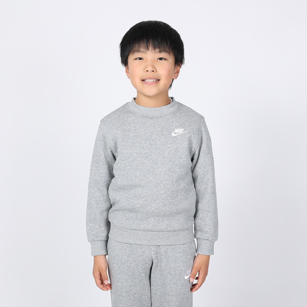 ナイキ（NIKE）（キッズ）ジュニア スウェットシャツ スポーツウェア クラブ フリース FD3006-063