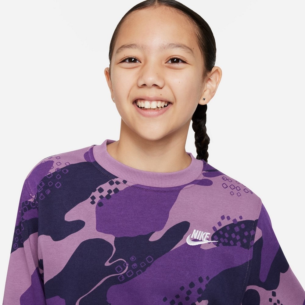 ナイキ（NIKE）（キッズ）スポーツウェア クラブ フリース ジュニアスウェットシャツ FD3172-599