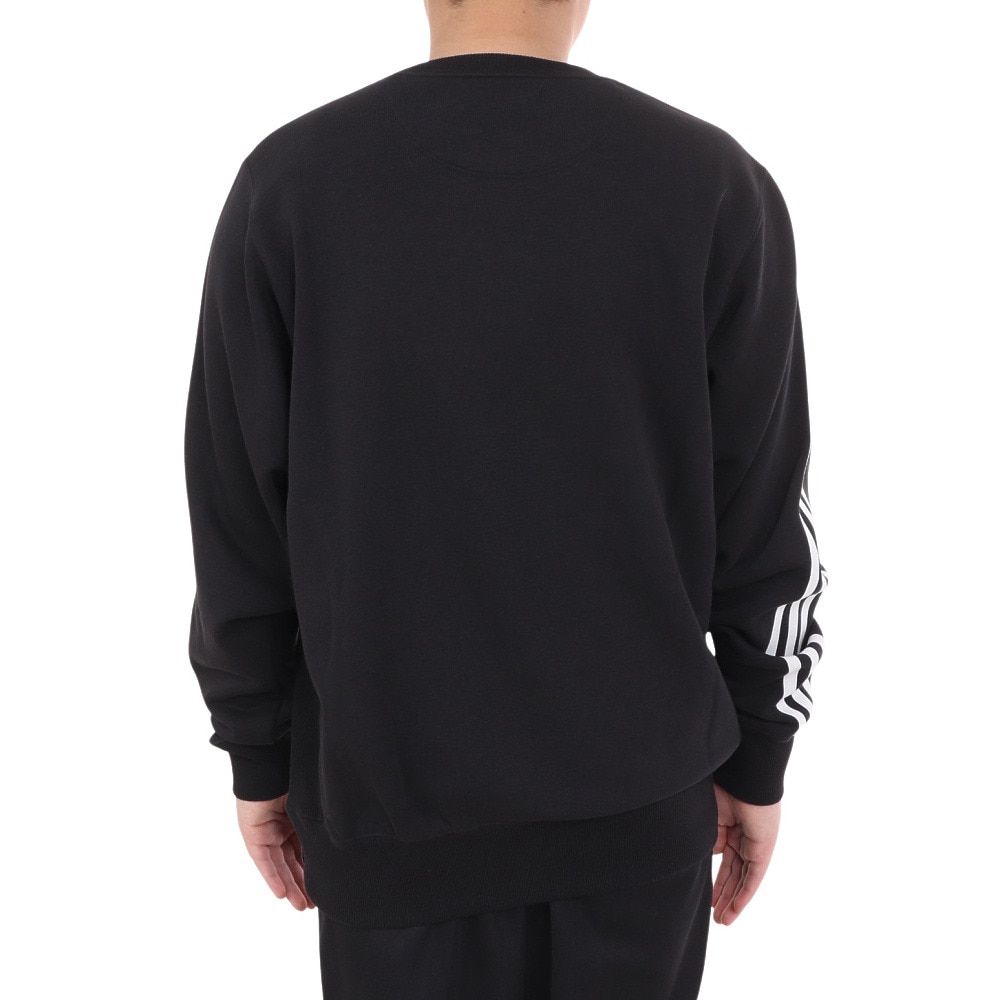 アディダス（adidas）（キッズ）キッズ エッセンシャルズ プラス ルーズフィット スリーストライプス フレンチテリー スウェットシャツ KWF33-JE1713