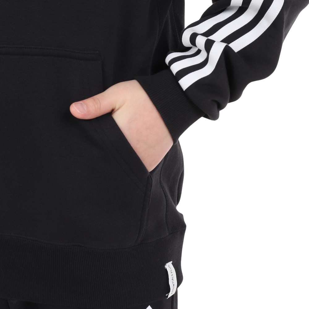 アディダス（adidas）（キッズ）キッズ エッセンシャルズ プラス ルーズフィット スリーストライプス フレンチテリー スウェットシャツ KWF33-JE1713