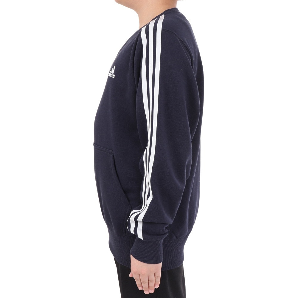 アディダス（adidas）（キッズ）キッズ エッセンシャルズ プラス ルーズフィット スリーストライプス フレンチテリー スウェットシャツ KWF33-JE1714