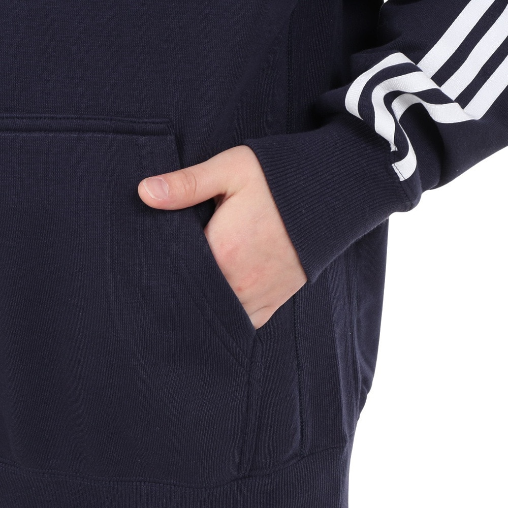 アディダス（adidas）（キッズ）キッズ エッセンシャルズ プラス ルーズフィット スリーストライプス フレンチテリー スウェットシャツ KWF33-JE1714