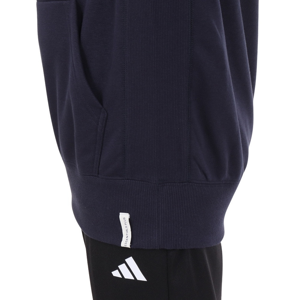 アディダス（adidas）（キッズ）キッズ エッセンシャルズ プラス ルーズフィット スリーストライプス フレンチテリー スウェットシャツ KWF33-JE1714