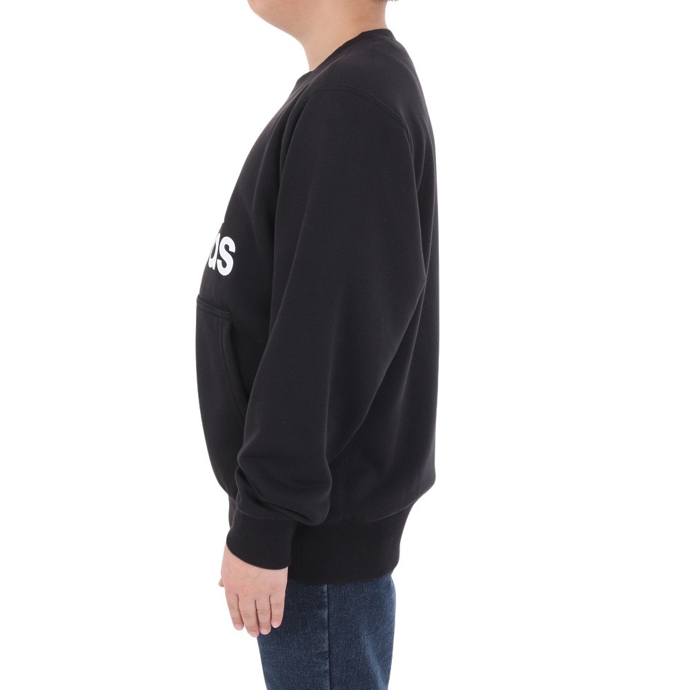 アディダス（adidas）（キッズ）ジュニア エッセンシャルズ プラス ビッグロゴ クルーネックスウェット KWF35-JE1725