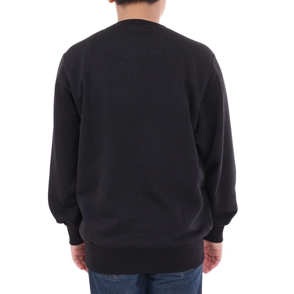 アディダス（adidas）（キッズ）ジュニア エッセンシャルズ プラス ビッグロゴ クルーネックスウェット KWF35-JE1725