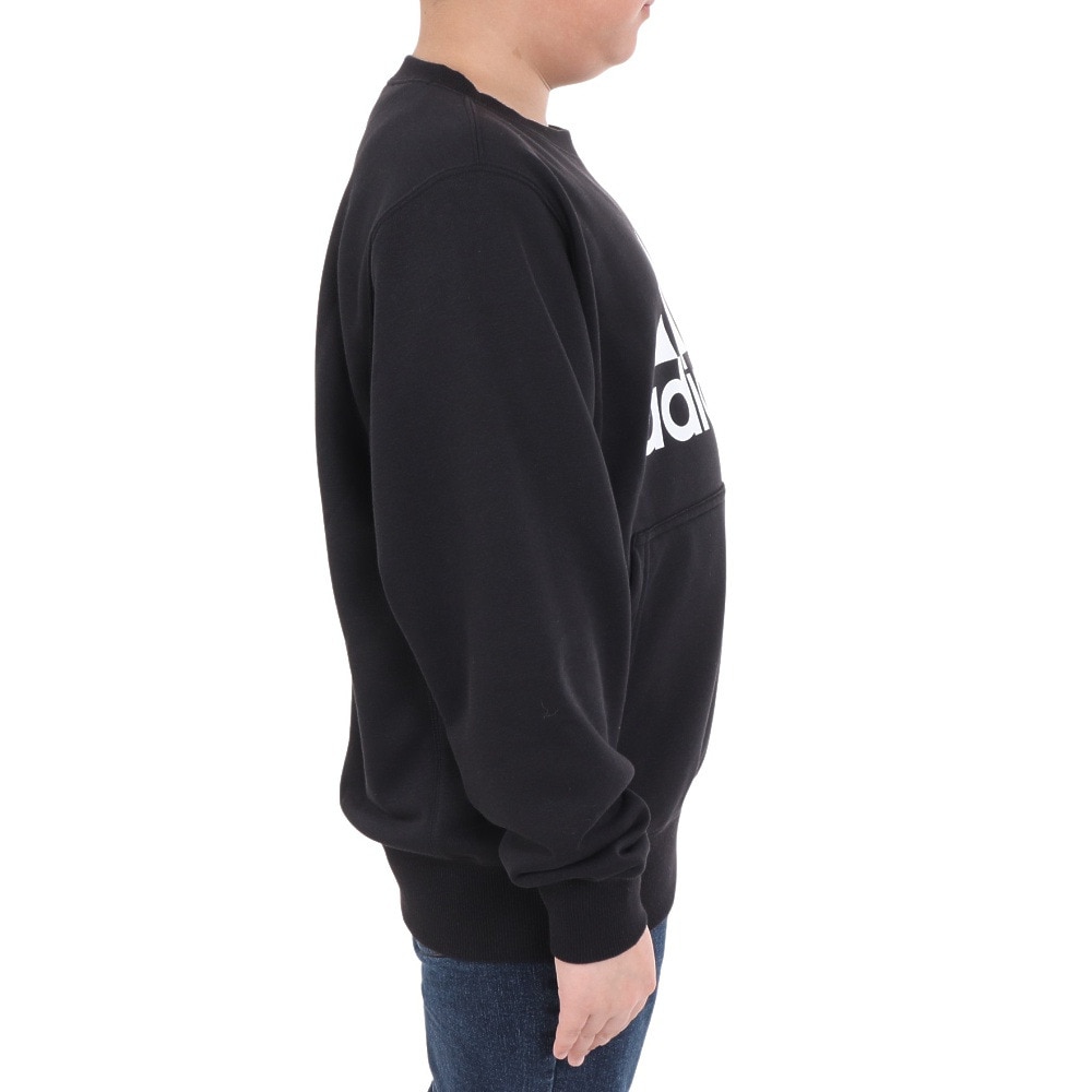 アディダス（adidas）（キッズ）ジュニア エッセンシャルズ プラス ビッグロゴ クルーネックスウェット KWF35-JE1725