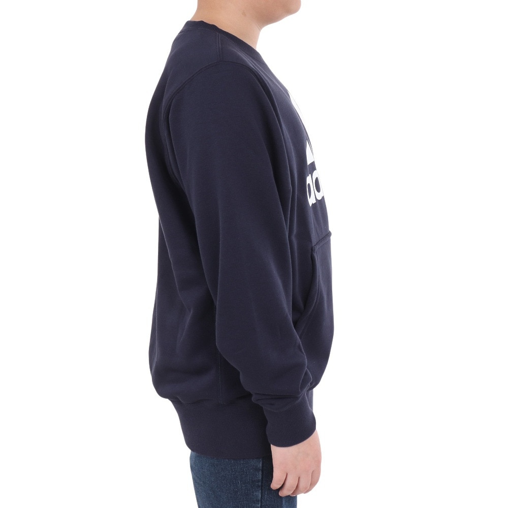 アディダス（adidas）（キッズ）ジュニア エッセンシャルズ プラス ビッグロゴ クルーネックスウェット KWF35-JE1726