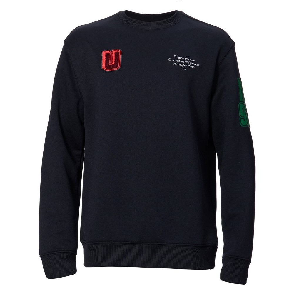 アンダーアーマー（UNDER ARMOUR）（キッズ）テック テリー グラフィック クルー 長袖 スウェット 1388668 001