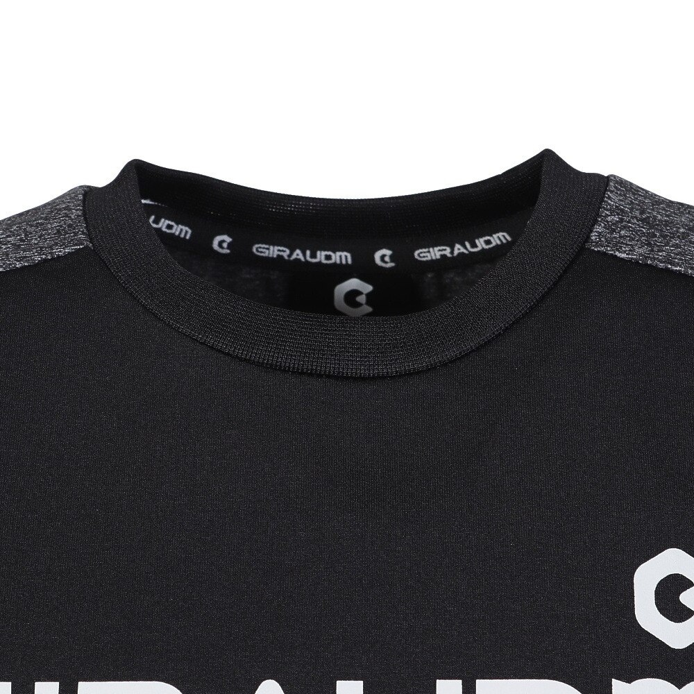 ジローム（GIRAUDM）（キッズ）ジュニア PEACHBRUSHED クルーネック スウェット 4F0017-TR862-GRSD BLK