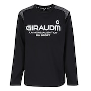 (キッズ)ジュニア PEACHBRUSHED クルーネック スウェット 4F0017-TR862-GRSD BLK