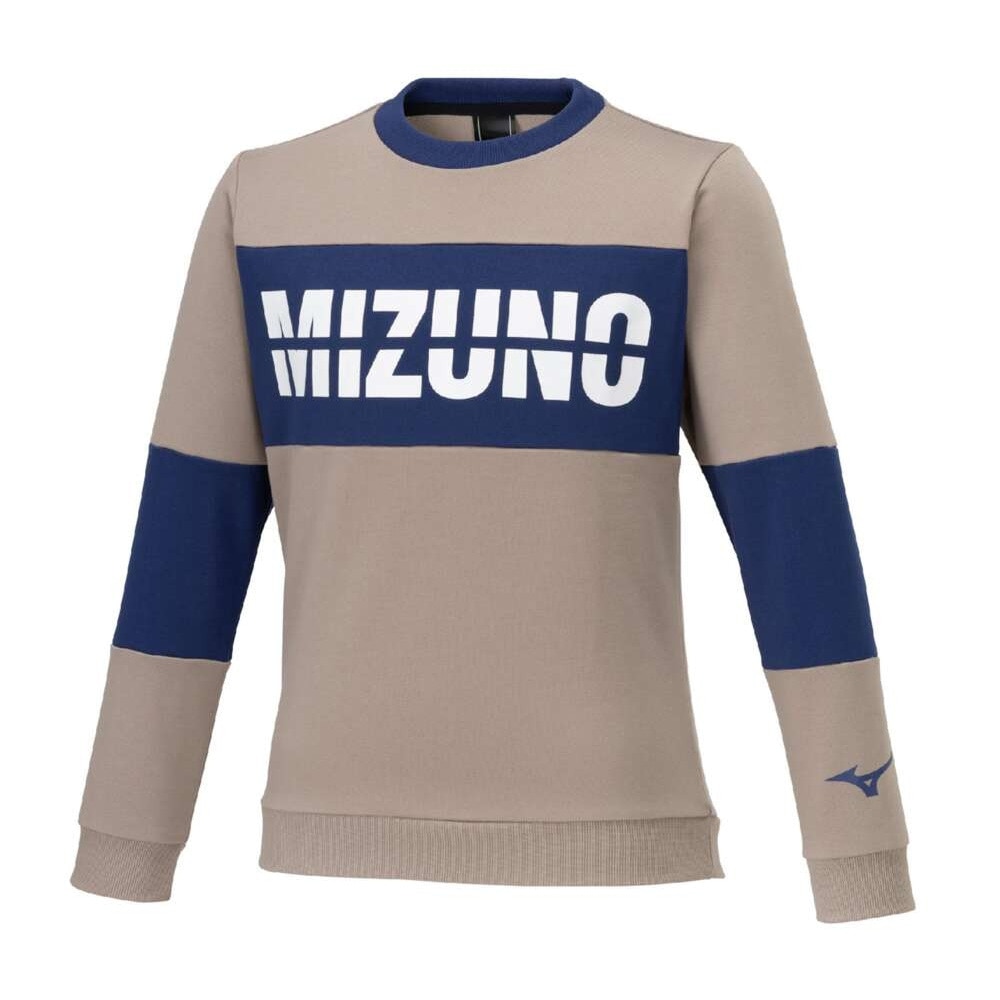 ミズノ（MIZUNO）（キッズ）ジュニア 長袖 スウェット クルーネック シャツ 32JCB96648