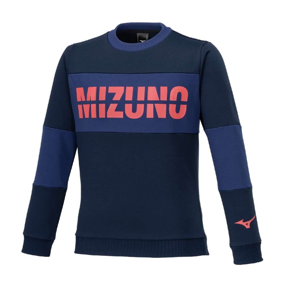 ミズノ（MIZUNO）（キッズ）ジュニア 長袖 スウェット クルーネック シャツ 32JCB96681