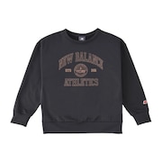 (キッズ)吸水速乾 Graphic スウェットクルー 長袖 Tシャツ ABT45504ACK