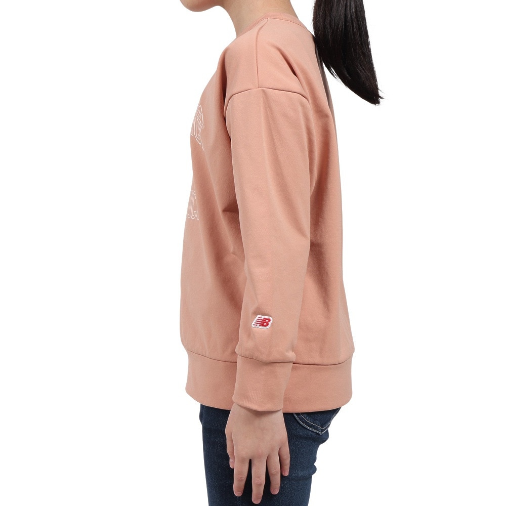 ニューバランス（new balance）（キッズ）吸水速乾 Graphic スウェットクルー 長袖 Tシャツ ABT45504LSW