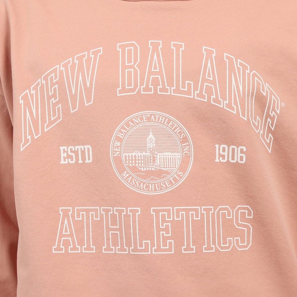 ニューバランス（new balance）（キッズ）吸水速乾 Graphic スウェットクルー 長袖 Tシャツ ABT45504LSW