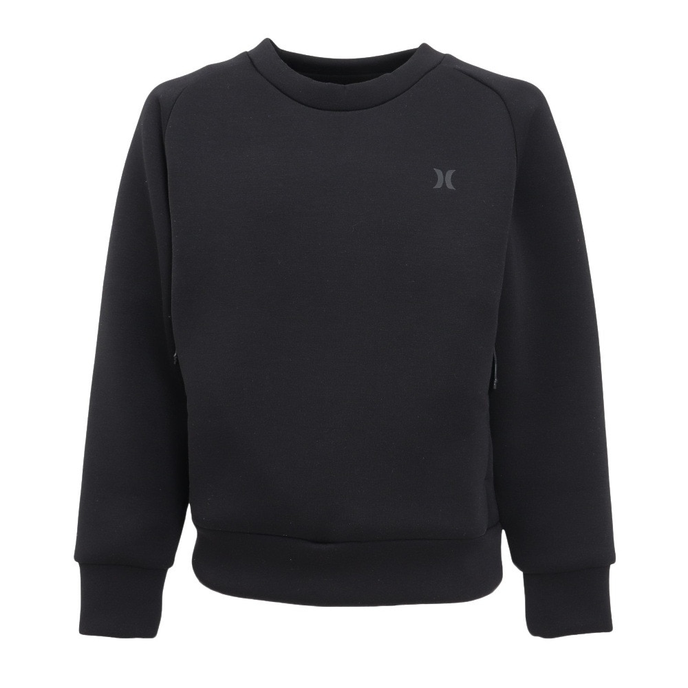 ハーレー（HURLEY）（キッズ）ボーイズ ファントム スウェット クルー BCFL242001-BLK