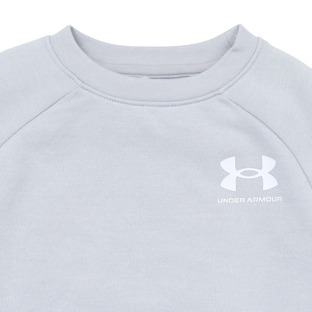 アンダーアーマー（UNDER ARMOUR）（キッズ）ジュニア スウェットシャツ RFLeftChest ロゴ クルーネック 1372186 011
