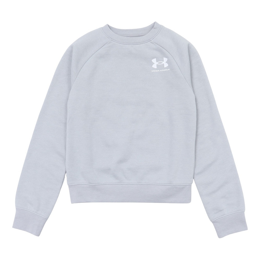 アンダーアーマー（UNDER ARMOUR）（キッズ）ジュニア スウェットシャツ RFLeftChest ロゴ クルーネック 1372186 011