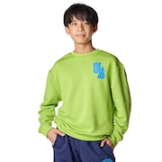 (キッズ)ジュニア テック テリー オーバーサイズド カレッジ クレスト ロゴ クルー 6007825 326