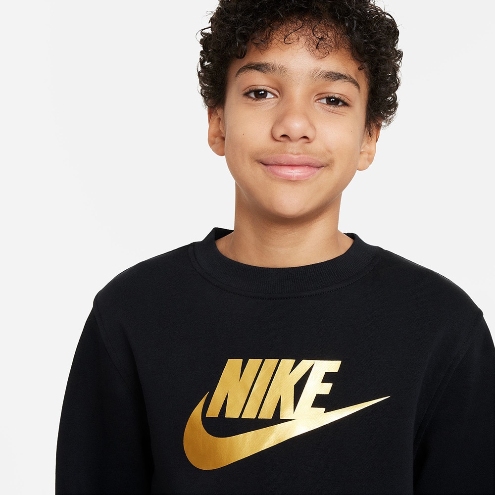 ナイキ（NIKE）（キッズ）ジュニア ウェア クラブ フリース クルーネック スウェットシャツ HQ0975-010