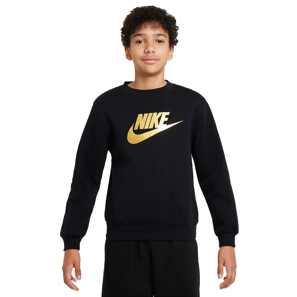 ナイキ（NIKE）（キッズ）ジュニア ウェア クラブ フリース クルーネック スウェットシャツ HQ0975-010