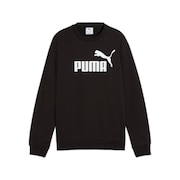 (キッズ)ボーイズ ESS NO.1 ロゴ クルー スウェット 687795 01 BLK