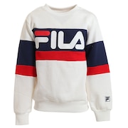 フィラ（FILA）（キッズ）スウェット トレーナー プルオーバー ガールズ クルースウェット 142-700 OWT