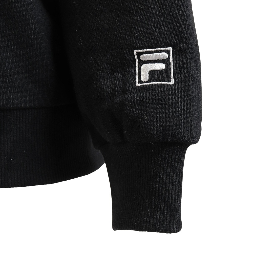 フィラ（FILA）（キッズ）スウェット トレーナー プルオーバー ガールズ クルースウェット 142-700BLK