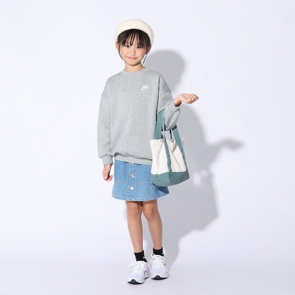 ナイキ（NIKE）（キッズ）ジュニア スポーツウェア クラブフリース オーバーサイズド 長袖スウェットシャツ FD2923-063