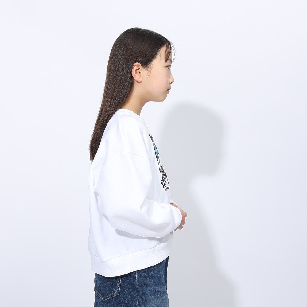 アンダーアーマー（UNDER ARMOUR）（キッズ）ライバルフリース オーバーサイズ ノベルティ クルー スウェットシャツ 1386520 100