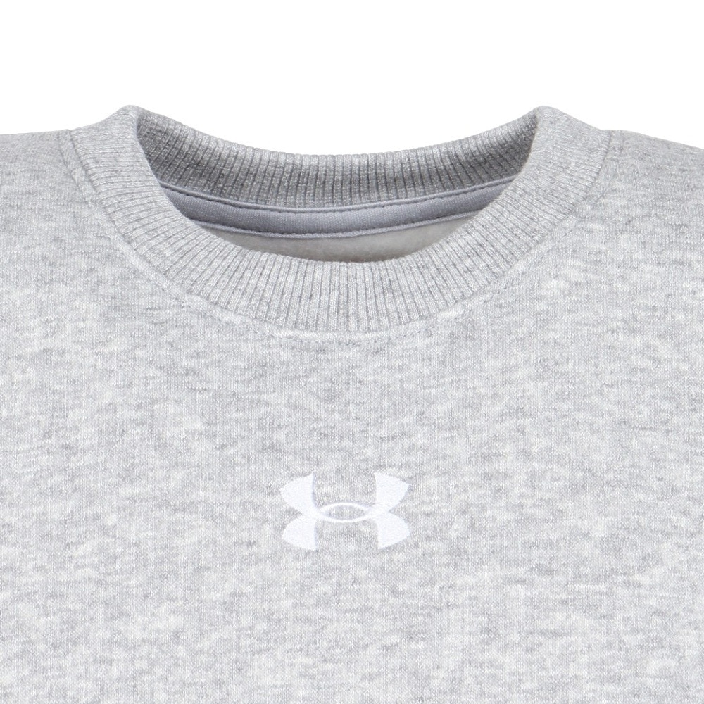 アンダーアーマー（UNDER ARMOUR）（キッズ）ガールズ ライバルフリース オーバーサイズ クルーネック 1389281 011