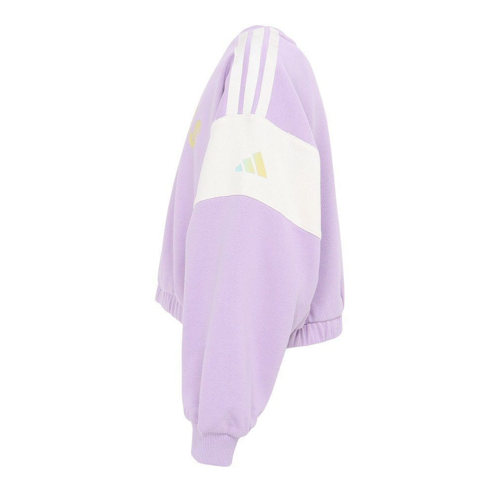 アディダス（adidas）（キッズ）ガールズ スウェット ルーズフィット クルーネック プルオーバー OO068-JZ8672